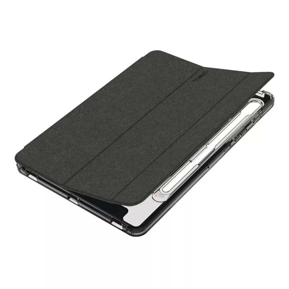 Gear4 Brompton ZAGG Folio Carrying Case Samsung Galaxy Tab S7 Galaxy Tab Smoke